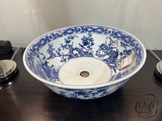Asian Porcelain Sink Home Decor