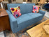 Birchwood Blue Tweed W/Piping Queen Condo Sofa Bed