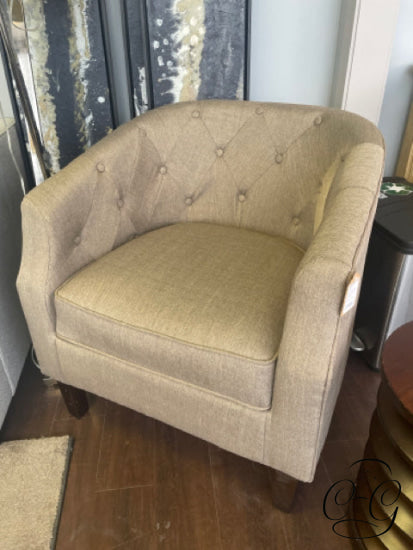 Conor Light Brown Fabric Accent Chair Chair