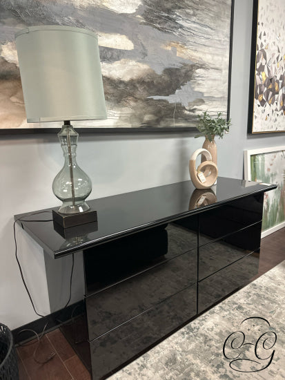 High Gloss 6 Drawer Dresser/Cabinet Cabinet