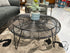 Round Black Wire Mesh Coffee Table