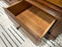 2 Sliding Door Cabinet W/3 Bottom Drawers Glass Insert Shelves Lighted 53x18x65’’ Cabinet