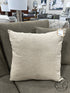 2 Tone Green Gold White Pattern Toss Pillow
