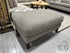 2 Tone Grey Tweed Ottoman With Dark Brown Base/Legs 36x26x18’’ Ottoman