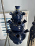 3 Piece Stacked Ceramic Navy Vases Vase