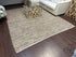 8 X 10 Hand Woven Black & Brown Area Carpet Hemp Leather Rug