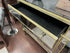 Antiqued Gold Leaf Trim Mirrored Chest/Dresser With 5 Drawers Chest