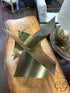 Antiqued Gold Sculptural Design Decor 12x12x12’’ Home Decor