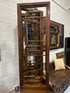 Asian Carved Rosewood 6 Panel Screen