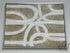 Beige Cream Textured Pattern Art In Silver Frame 36x48’’ Picture