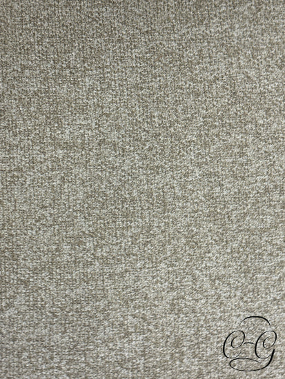 Beige Fabric Cuved Back Tub Chair With Dark Maple Legs 30x32x30’’ Chair
