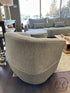 Birchwood Grey/Brown Fabric Swivel Chair