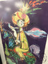 Bjorn Wiinblad ’1001 Nat Fischers Forlag’ 1001 Arabian Nights Framed Poster 26x47’’ Picture