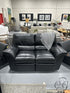 Black Leather Seating/Leather Match Manual Dual Reclining Loveseat 67x32x38’’ Reclining Loveseat