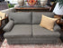 Black & Tan Striped Fabric 2 Seat Skirted Loveseat 65x36x28’’ Love