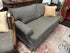 Black & Tan Striped Fabric 2 Seat Skirted Loveseat 65x36x28’’ Love