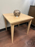 Blonde Finish Wood End Table