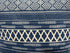 Blue/Beige Multi Pattern Toss Pillow W/Beige Fringe