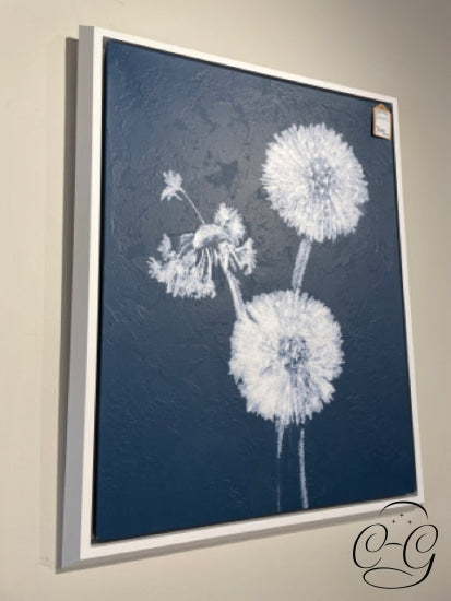 Blue & White Dandelion Picture