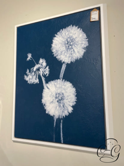 Blue & White Dandelion Picture