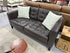 Brown Leather Tufted Loveseat 65x35x31’’ Love