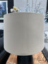 Dark Metal Base Table Lamp With Burberry Check Pattern Inside Beige Shade