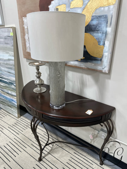 Demi Lune Console Table With Metal Base/Legs 48x20x35’’ Console Table