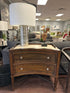 Dk Brown Bachelors Chest With White Stone Top Insert 2 Drawers 32x18x32’’ Chest