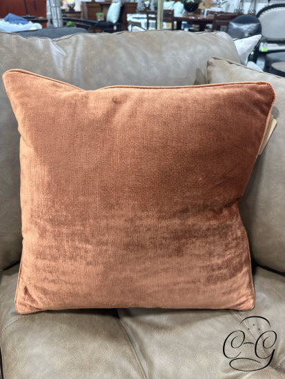 Ethan Allen Rust Fabric Toss Pillow 16x16’’ Pillow