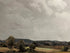 Field Hills Trees Cloudy Sky Picture 34x26’’ Picture