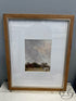 Green Trees & Sky With White Matting Wood Frame 18x22’’ Picture
