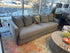 Grey/Black Sofa With Deep Seating 4 Matching Toss Cushions