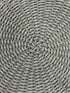 High Noon Grey Rope Pouf W/Quick Dry Foam Aluminum Frame Home Decor