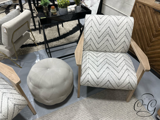 Light Grey Velvet Pouf 21x18’’ Home Decor