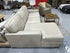 Light Taupe Leather 2 Piece Sectional W/LAF Chaise RAF Sofa 86x63x35’’ Leather Sectional