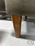 *Made In Canada* Dark Grey Rounded Arm Bench Seat Sofa