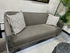 *Made In Canada* Dark Grey Rounded Arm Bench Seat Sofa