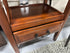 Mahogany Finish 1 Drawer End Table W/Display Shelf 20x15x27’’ End