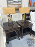 Medium Brown Stained 1 Drawer End Table W/Bottom Display Space 22x27x25’’ End