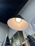 Mid Century Modern Black Metal & Brushed Gold 3 Light Floor Lamp
