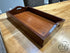Middle Eastern Rosewood Domed Small Trunk W/Brass Inlay Tray Inside 20x14x15’’ Trunk