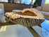 Natural Wood Bowl With White Painted Line Exterior Home Decor