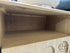 Oak Finish 1 Drawer Nightstand W/Open Display Space Arch Design Front Night-Table