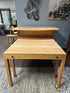 Oak Frontier Island Buffet With Pull Out Table 6 Leaves 2 Door Storage 52x36x42’’ Dining Table Only