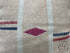 Peach Toss Pillow With Red Yellow Blue Design