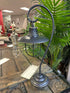 Pottery Barn Lantern Style Anthractie Finish Metal Table Lamp