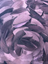 Purple Flower Petal Design Toss Pillow 18x18’’ Pillow