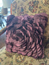 Purple Flower Petal Design Toss Pillow 18x18’’ Pillow