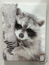 Raccoon Hugging Tree Sepia Toned Canvas Picture 18x24’’ Picture