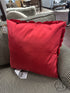 Red Flower Petal Design Toss Pillow 18x18’’ Pillow